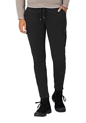 Timezone Damen Slim Malikatz 7/8 Freizeithose, Schwarz, 26W EU von Timezone