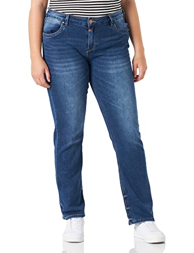 Timezone Damen Slim MarahTZ, Rich royal Blue wash, 26/32 von Timezone