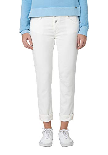 Timezone Damen Slim NaliTZ 7/8 Hose, Pure White, 26 von Timezone