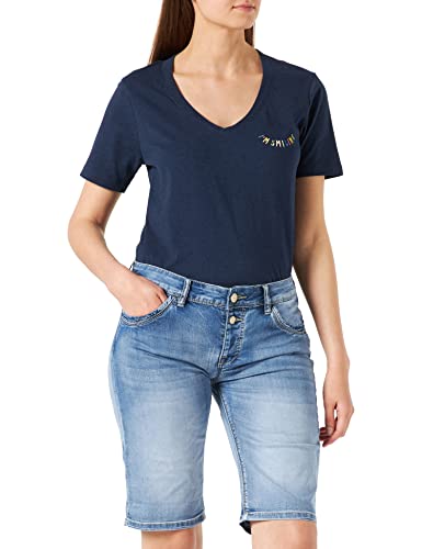 Timezone Damen Slim NaliTZ Short, Fresh Indigo Wash, 27W EU von Timezone