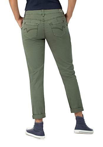 Timezone Damen Slim Nalitz 7/8 Hose, Grün (Rainforest Green 4060), W29(Herstellergröße:29) von Timezone