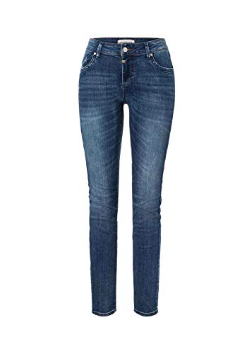 Timezone Damen Slim Silvatz Jeans, Blau (Skylight Blue wash 3336), 25W / 32L von Timezone