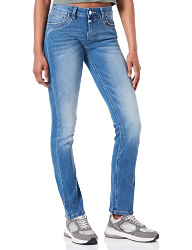 Timezone Damen Slim TahilaTZ, Smurf Blue wash, 31/30 von Timezone