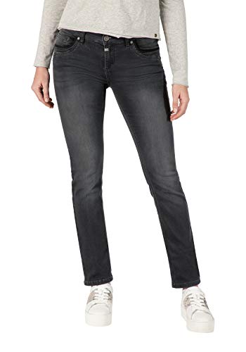 Timezone Damen Slim TahilaTZ Jogg Jeans, Soft Black wash, 25/32 von Timezone