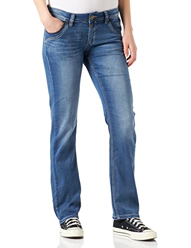 Timezone Damen Slim Tahila jogg Straight Jeans, Blau (Blue Denim Wash 3041), 26 EU von Timezone