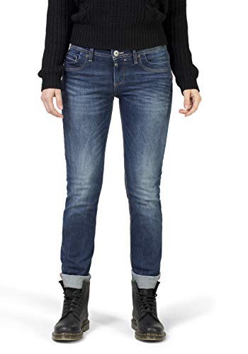 Timezone Damen TahilaTZ Straight Jean, Blau (Surfer Wash 3385), W27/L32 (Herstellergröße: 27/32) von Timezone