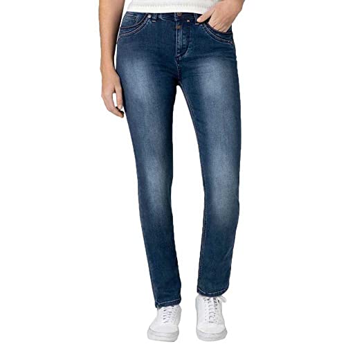 Timezone Damen Tahila Womenshape Slim Jeans, Blau (Bright Blue Wash 3151), W26/L34 von Timezone