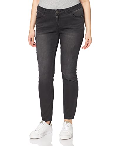Timezone Damen Tight AleenaTZ Freizeithose, Soft Black wash, 33 von Timezone