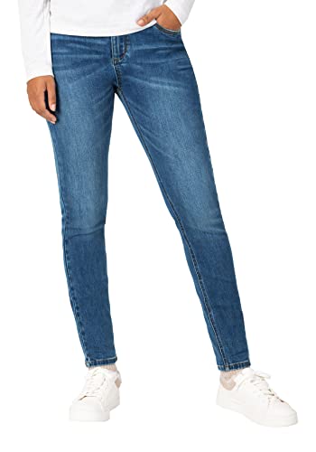 Timezone Damen Tight AleenaTZ Womenshape Jeans, Classic mid Blue wash, 27/28 von Timezone