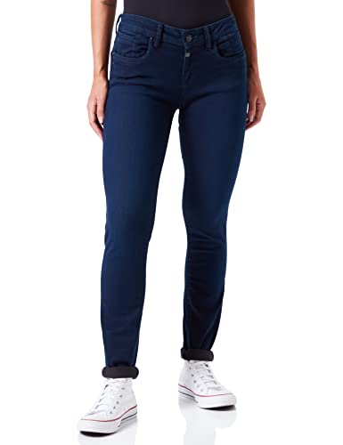 Timezone Damen Tight SanyaTZ Jeans, Admiral Blue wash, 26/32 von Timezone