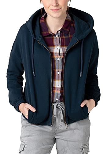 Timezone Damen Zip Hoody Kapuzenpullover, total Eclipse, S von Timezone