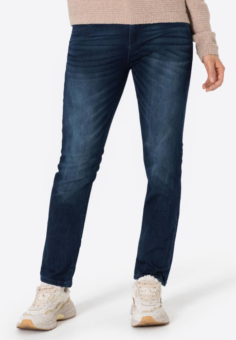 Timezone Damenjeans Slim TahilaTZ  baritone blue wash von Timezone