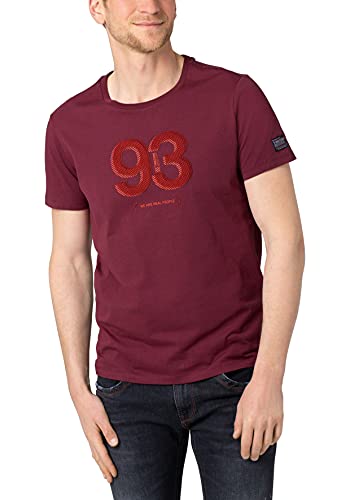 Timezone Herren 93 tech T-Shirt, Zinfandel red, L von Timezone