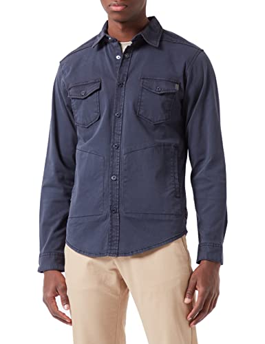 Timezone Herren Canvas Overshirt, total Eclipse, 3XL von Timezone