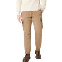 Timezone Herren Cargohose REGULAR LENNOXTZ - Mid Waist - Regular Fit - Beige Grau Grün von Timezone