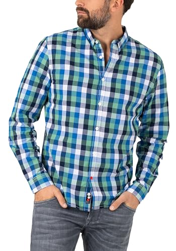 Timezone Herren Classic Shirt Hemd, blau, 3XL von Timezone