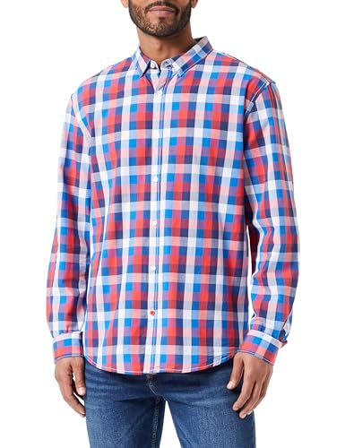 Timezone Herren Classic Shirt Hemd, blau, 3XL von Timezone