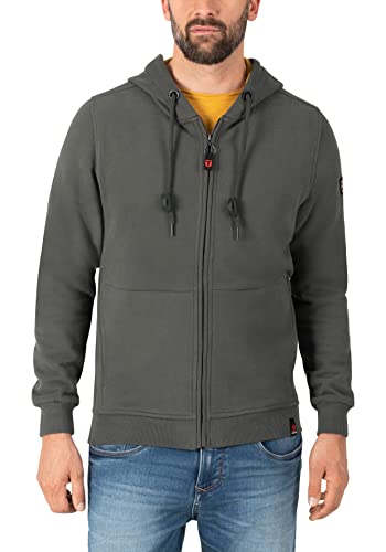 Timezone Herren Cosy Hoodie Jacket Kapuzenpullover, Raven Black, L von Timezone