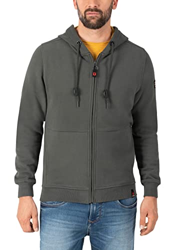Timezone Herren Cosy Hoodie Jacket Kapuzenpullover, Raven Black, S von Timezone