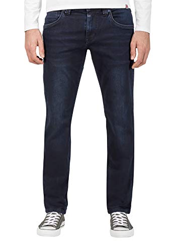 Timezone Herren EduardoTZ Slim Jeans, Blau (Black Blue wash 3299), 31W / 34L von Timezone