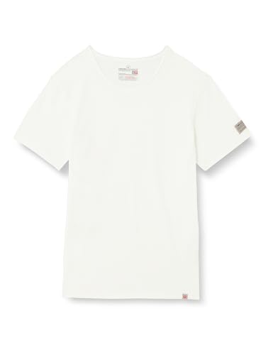 Timezone Herren Garment Dye V T-Shirt, weiß, XL von Timezone