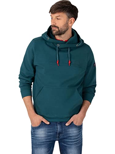 Timezone Herren Hi-Tech Hoody Kapuzenpullover, Atlantik Blue, XXL von Timezone
