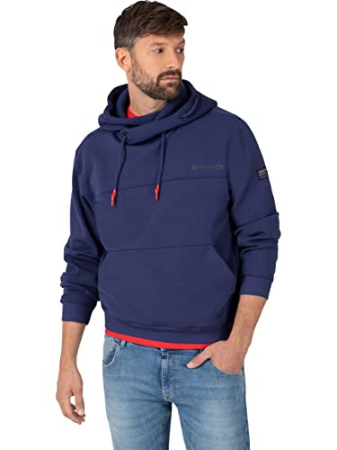 Timezone Herren Hi-Tech Hoody Kapuzenpullover, Dark royal Blue, M von Timezone