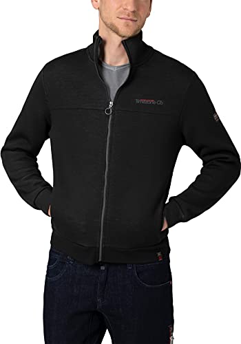 Timezone Herren Hi-Tech Jacket Sweatshirt, Caviar Black, XL von Timezone