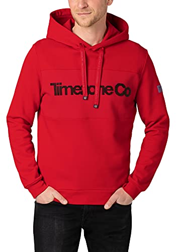 Timezone Herren Hoody Kapuzenpullover, red, L von Timezone