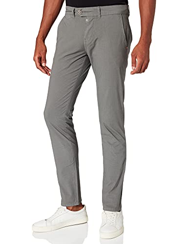 Timezone Herren Janno Hose, Grey-Check, 33W / 32L von Timezone