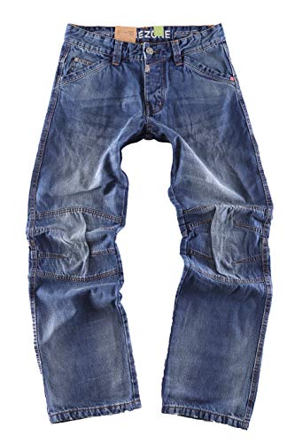 Timezone Herren Jeans Hose Comfort Cesare TZ 3775 Blue Surface Wash W30/L32 von Timezone
