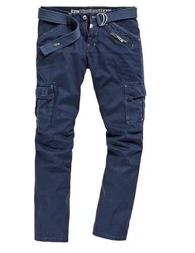 Timezone Herren Loose Benito TZ Cargo Hose, Blau (Dark Navy 0391), W32/L32(Herstellergröße:32/32) von Timezone