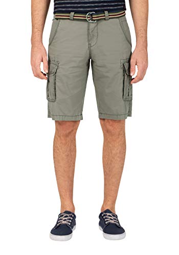 Timezone Herren Loose Maguiretz Shorts, Braun (Military Grey 6168), W30(Herstellergröße:30) von Timezone