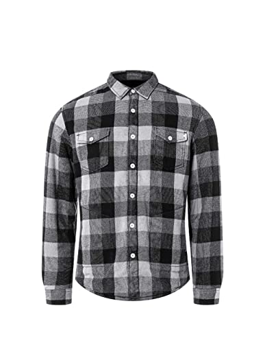 Timezone Herren Overshirt, Black Check, 3XL von Timezone