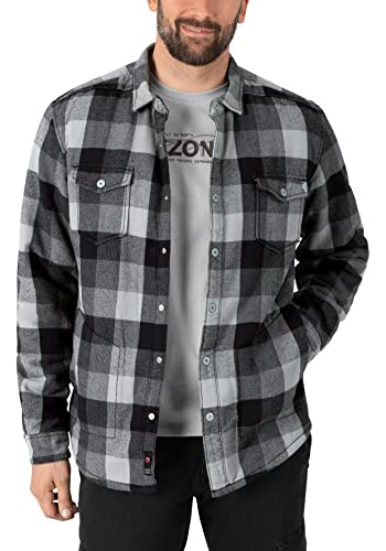 Timezone Herren Overshirt, Black Check, XXL Timezone Herren Overshirt, Black Check, XXL von Timezone