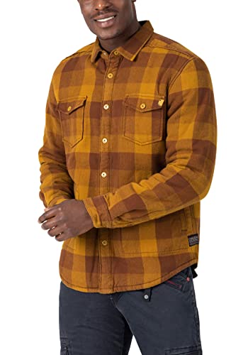 Timezone Herren Overshirt, Ochre Check, S Timezone Herren Overshirt, Ochre Check, S von Timezone