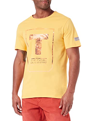 Timezone Herren Palm T-Shirt, Banana Yellow, XXL von Timezone