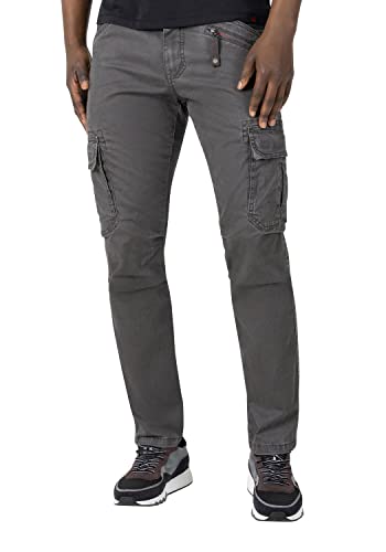 Timezone Herren Regular BenTZ Freizeithose, Charcoal Grey, 36/32 von Timezone