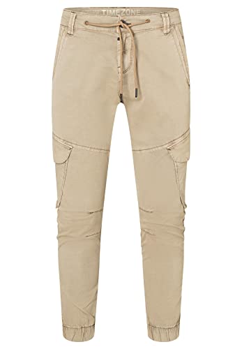 Timezone Herren Regular BrooklynTZ Freizeithose, Chino beige, 36W x 32L von Timezone