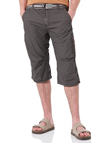 Timezone Herren Regular ConnorTZ Short, Charcoal Check, 32W EU von Timezone