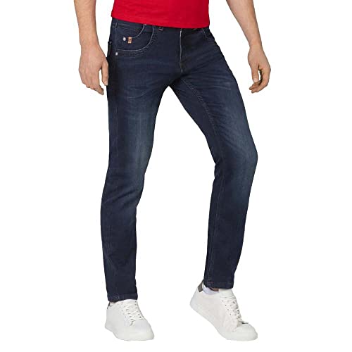 Timezone Herren almindelig Eliaz Slim Jeans, Blau (Ink Shadow Wash 3738), 30W / 34L EU von Timezone
