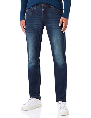 Timezone Herren Regular EliazTZ Jeans, Indigo Work wash, 29/32 von Timezone