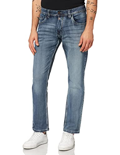 Timezone Herren Regular GerritTZ Jeans, Gun Blue wash, 31/32 von Timezone