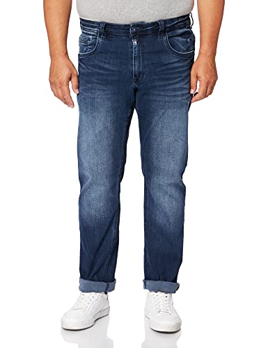 Timezone Herren Regular Gerrittz Jeans, Light Royal Wash, 34W / 34L EU von Timezone