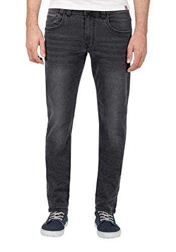 Timezone Herren Regular GerritTZ Slim Jeans, Grau (Anthra Shadow wash 8650), 30W / 34L von Timezone