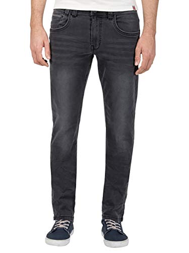 Timezone Herren Regular Gerrittz Slim Jeans, Grau (Anthra Shadow Wash 8650), 31W / 34L EU von Timezone