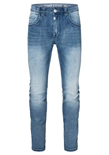 Timezone Herren Regular Gerrittz Slim Jeans, Blau (Antique Blue wash 3636), 36W / 34L von Timezone