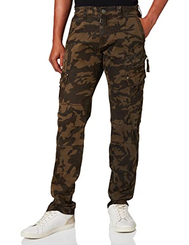 Timezone Herren Regular Huntertz Freizeithose, Beige Army Olive Camo, 34W / 32L EU von Timezone