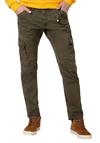 Timezone Herren Regular RogerTZ Freizeithose, Army Olive, 29W / 30L von Timezone