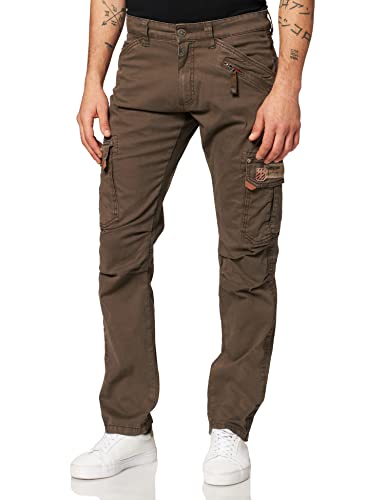 Timezone Herren Regular Rogertz Freizeithose, Earth Grey, 33W / 34L EU von Timezone